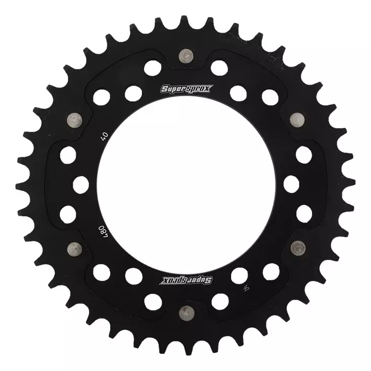 Supersprox Stealth Rear sprocket Black - MC Bakdrev - 272-480-RST-46-0 - 1
