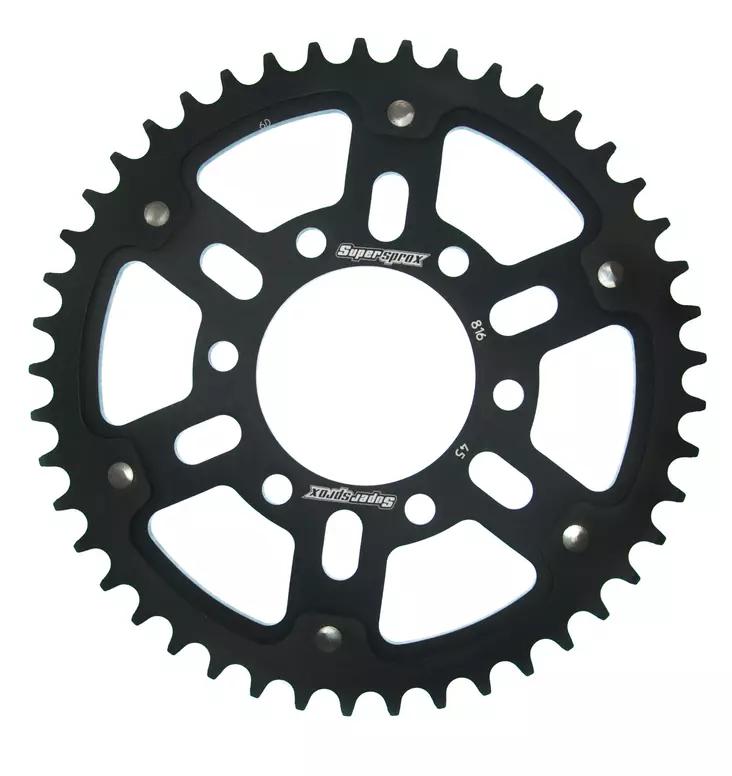 Supersprox Stealth Rear sprocket Black - MC Bakdrev - 272-816-RST-45-0 - 1
