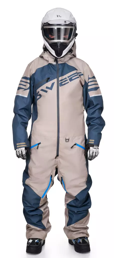 Sweep Razor Insulated snöskoteroverall, mörk blå/vanilj - Skoteroveraller - TSRAZIN-040 - 1