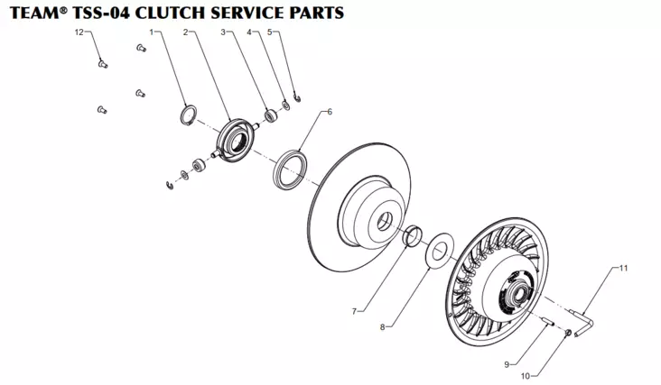 Team Distansring variator TSS-04 - Snöskoter övriga variator delar - 801-180130 - 1