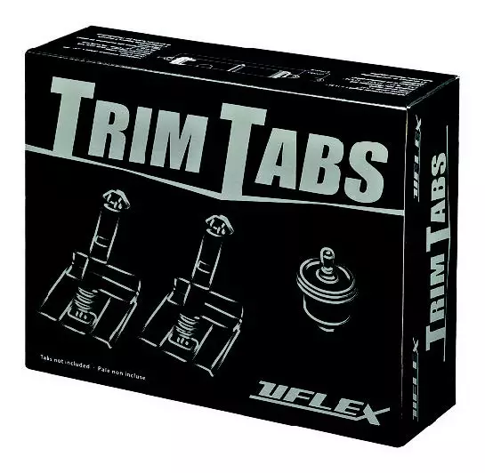 Uflex Trimplanssats MTT 12-CH, Svart (Lång modell 309mm) - Trimningsserier - 114-2-42550 - 1