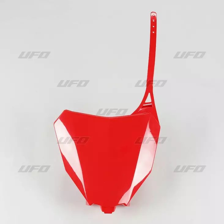 UFO Nummerplåt CRF250R/RX 18- / CRF450R/RX 2017-20 Röd 070 - Motocross skärmar - 650-4686-070 - 1