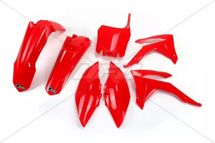 UFO Plastkit 5-delar Röd 070 CRF450 13-16 CRF250 14-17 - Motocross plastsats - 650-K116-070 - 1