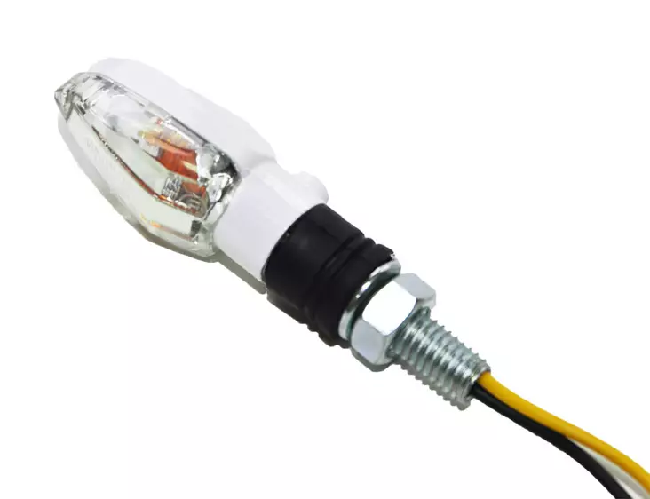 Hyper Blinkerspar Mini Arrow Vit - MC Blinkers - 15-985-10 - 1