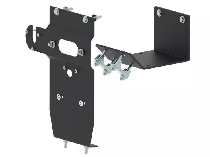 Rear winch mounting kit: Polaris 6x6 Big Boss 570: (1,25"/32mm receiver) - ATV vinschfästen - 057400 - 1