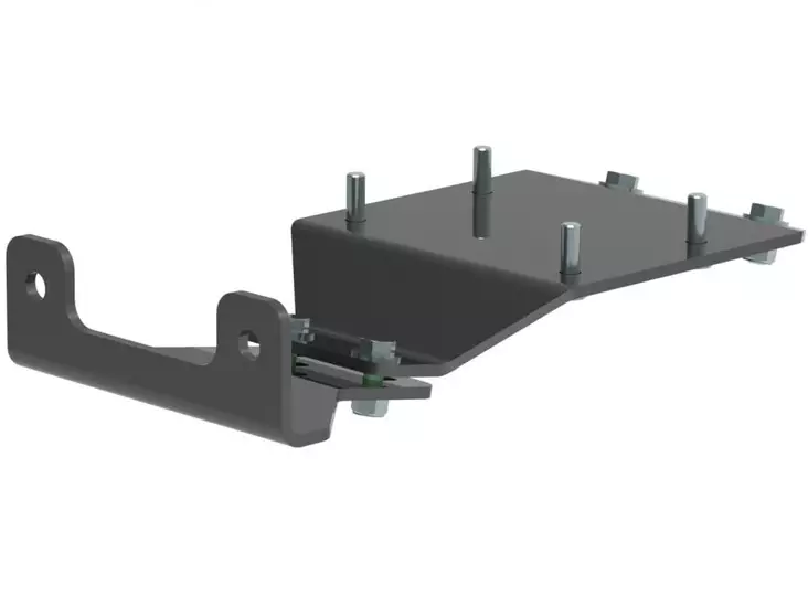 Front winch mounting kit: Polaris RZR 900 XP (-2014) - ATV vinschfästen - 054400 - 1