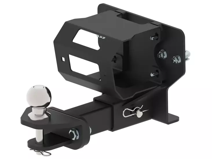 Rear winch mounting kit: Yamaha Kodiak 450 (2017+) - ATV vinschfästen - 058100 - 1