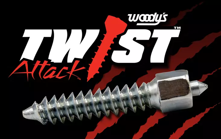 Woody´s 32mm Attack Carbide Skruvdubb 100st +install. verktyg - Snöskoter styrskenor - 843-0632-100 - 1