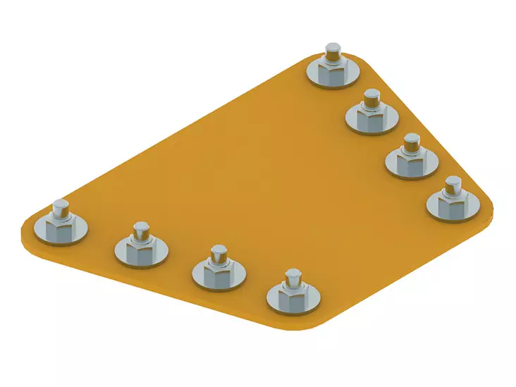 Rubber cover: ( V-Plow G2 1500/1800 ) - ATV plogar och delar - 343420 - 1