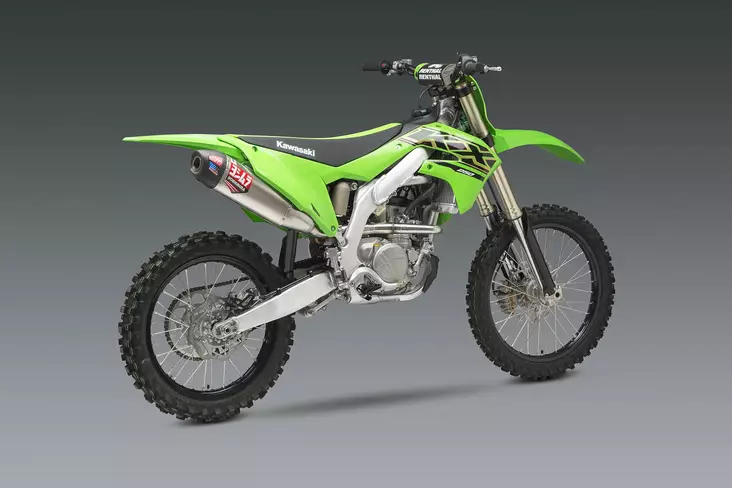 Yoshimura Full System Kawasaki Kx250F 2021 Rs-12 Fs Ss-Al - Motocross 4-takt helsystem - 31-242940S320 - 1