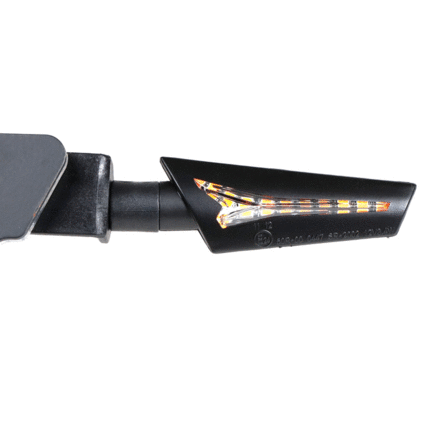 Chaft Harper LED indicator, black, pair - MC Blinkers - IN1131 - 2