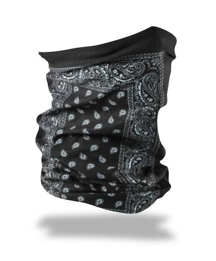 Motley tube black paisley - Hjälmhuvor och balaclavas - T101 - 1