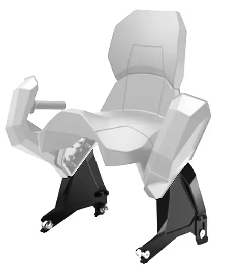 Kimpex Seat Jack LT/DX monteringssats för Polaris-snöskotrar - Snöskoter sadlar och sadelöverdrag - 92-000351 - 1