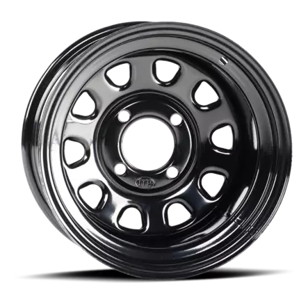 ITP Stålfälg Delta svart 14x7 4/110 5+2 - ATV fälgar - 74-0791 - 1
