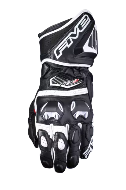 Skinnhandskar Five RFX3, svart/vit - MC handskar - 661-8001 - 1