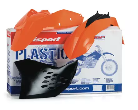 Polisport plastic kit SX/SXF 16-18 Black - Motocross plastsats - 178-90681 - 1