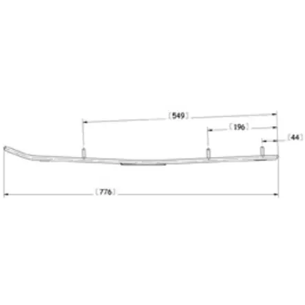 Sno-X Defender Styrstål Arctic Cat - Snöskoter styrskenor - 881-0111 - 1