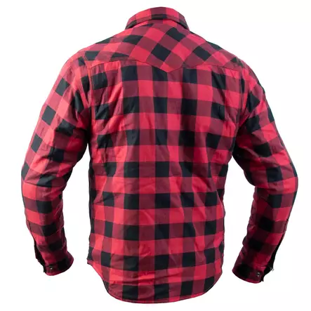 TIMELESS HillBilly Kevlar skjorta, röd/svart - MC jackor - 648-2317-1 - 2