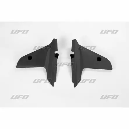 UFO Kylvingar nedre HVA CR/WR250 09-,TC205 09- Svart 001 - Motocross kylarvingar - 650-3335-001 - 1
