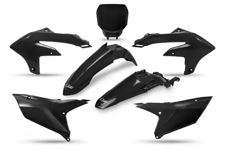 UFO Plastkit 5-delar Svart 001 YZ450F 23- - Motocross plastsats - 650-K326-001 - 1