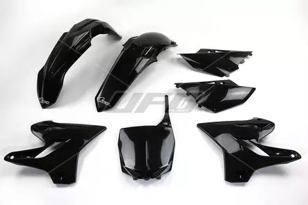 UFO Plastkit 5-delar Svart YZ125/250 15- - Motocross plastsats - 650-K319-001 - 1