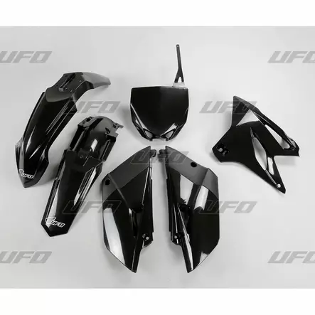 UFO Plastkit 5-delar Svart 001 YZ85 15- - Motocross plastsats - 650-K320-001 - 1
