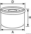 Osculati Mercury Verado oljefilter 6 cyl - Oljefilter - M17-504-21 - 2