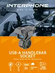 Interphone Handlebar Power Supply With Type A For Motorcycles - MC Mobil och tablet tillbehör - 297-2374-1 - 2