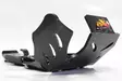 AXP Xtrem HDPE Hasplåt Svart Husqvarna TE250-TE300 17- - Motocross hasplåt - 397-AX1421 - 1
