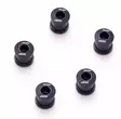 BBB Hjulbultar Hexstars Svart 5st - Gängade kedjehjul - BBB0413009695101 - 1