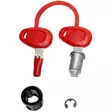 Givi 6 - Lock barrel for case lock, KEY LOCK FOR E52-V46 - MC Väskhållare - 322-Z661 - 1