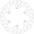 GOLDFREN Bromsskiva Fram HUS 00-,KTM125-525 92- HVA 125-501 14- - Motocross bromsskivor - 46-13-9281 - 1