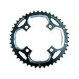 Kedjehjul, MTB 44T, BCD104, stål, svart - Gängade kedjehjul - 51451 - 1