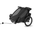 Barnvagn för cykeltransport THULE Chariot Sport 2 Double, svart - Barnsitsar och kärror - 10201031 - 1