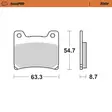 Moto-Master Bromsbelägg RoadPRO Sinter Fram 5707367118502 - MC Bromsbelägg - 235-401801 - 1