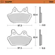 Moto-Master Bromsbelägg RoadPRO Sinter Fram 5707367628346 - MC Bromsbelägg - 235-411901 - 1