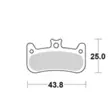 Motomaster Brake pad bicycle Organic: Formula Cura 4 - Bromsklossar - 235-734241 - 1