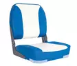 OS DELUXE FOLD DOWN SEAT UPHOLSTERED BLUE/WHITE - Sitsar - 131-MA704-31 - 1