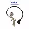 Tryckluftshandtag CYCLUS Dual head, manometer - Cykelverktyg - 62451 - 1