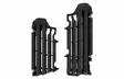 Polisport radiator louvers Suzuki RMZ450(18) OEM Black - Motocross kylargaller - 179-8464800001 - 1