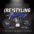 Polisport komplett Restyle-kit YZ125/250 (02-21) 22-stil, Blå - Motocross plastsats - 178-91571 - 1