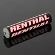 Renthal Shiny Pad Svart/Röd - MC Styrkuddar - 455-P261 - 1
