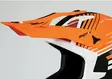 SHOT Skärm Lite Fury Svart/Neon/Orange Glossy - Hjälm reservdelar - 610-9-2202-01 - 1