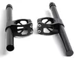 Sumomoto clip on bars 50mm, black - MC Styren - CO-001 - 1