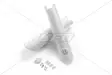 UFO Gaffelbensskydd HVA TC/FC 125-450 15-, TE/FE 125-501 16- vit 041 - Motocross gaffelbensskydd - 650-3361-041 - 1
