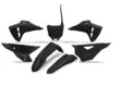 UFO Plastic kit 5-parts Black CRF250R 25-. CRF450R 25-.. - Motocross plastsats - 650-K127-001 - 2