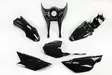 UFO Plastkit 5-delar Svart 001 KLX110 2010- - Motocross plastsats - 650-K37003-001 - 1