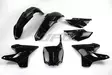 UFO Plastkit 5-delar Svart YZ125/250 15- - Motocross plastsats - 650-K319-001 - 1