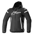 Vattentät MC-jacka Alpinestars Zaca, svart/vit - MC jackor - D439161 - 2