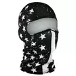 Zan Headgear Balaklava, polyester, B&W Flag - Hjälmhuvor - WBP091 - 1